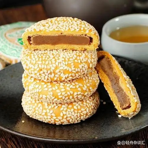 松子枣泥饼